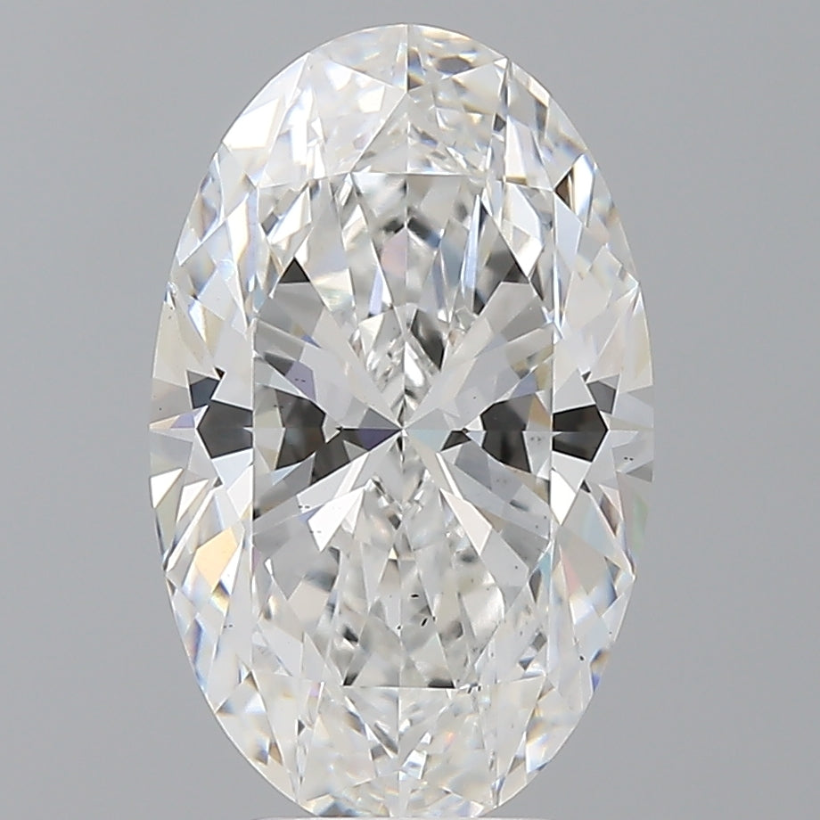 4.02 Carat Oval Shaped, Ideal Cut, E Color, VS2 Clarity, IGI Certified Lab Grown Diamond