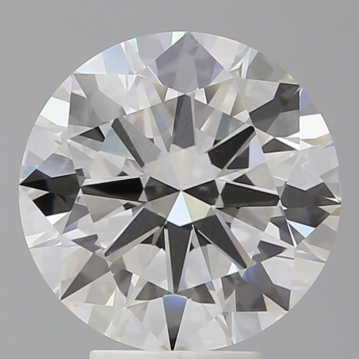 5.01 Carat Round Shaped, Excellent Cut, F Color, VVS2 Clarity, IGI Certified Lab Grown Diamond