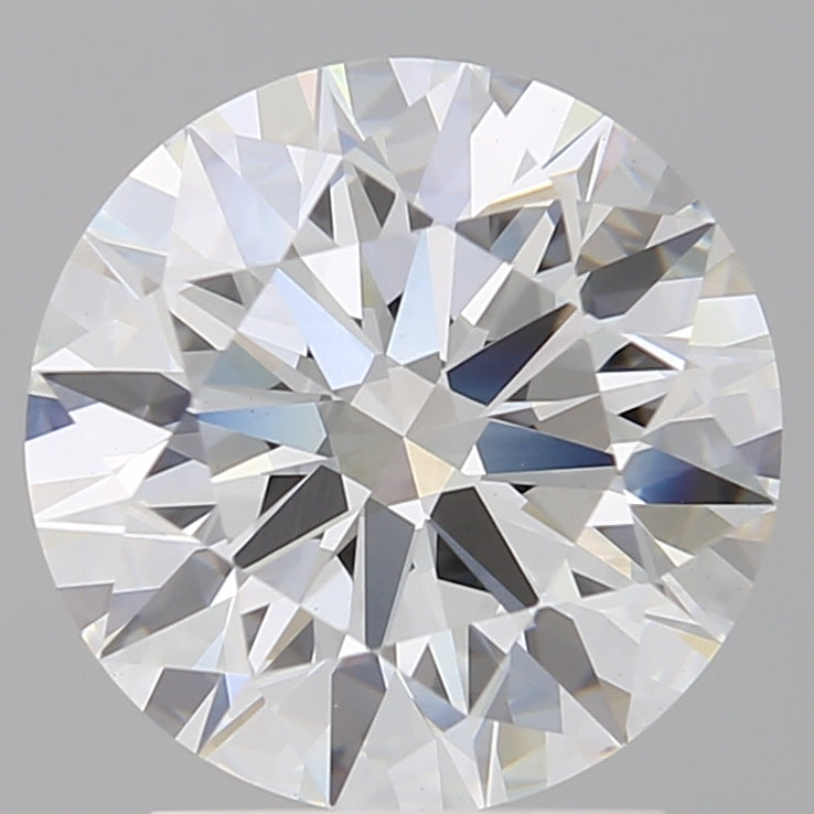 2.60 Carat Round Shaped, Ideal Cut, E Color, VVS2 Clarity, IGI Certified Lab Grown Diamond