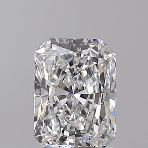 1.01 Carat Radiant Shaped, Ideal Cut, D Color, VVS2 Clarity, IGI Certified Lab Grown Diamond