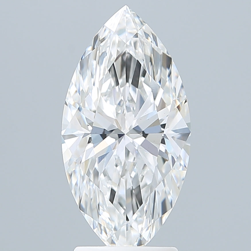 2.86 Carat Marquise Shaped, Ideal Cut, E Color, VVS2 Clarity, IGI Certified Lab Grown Diamond