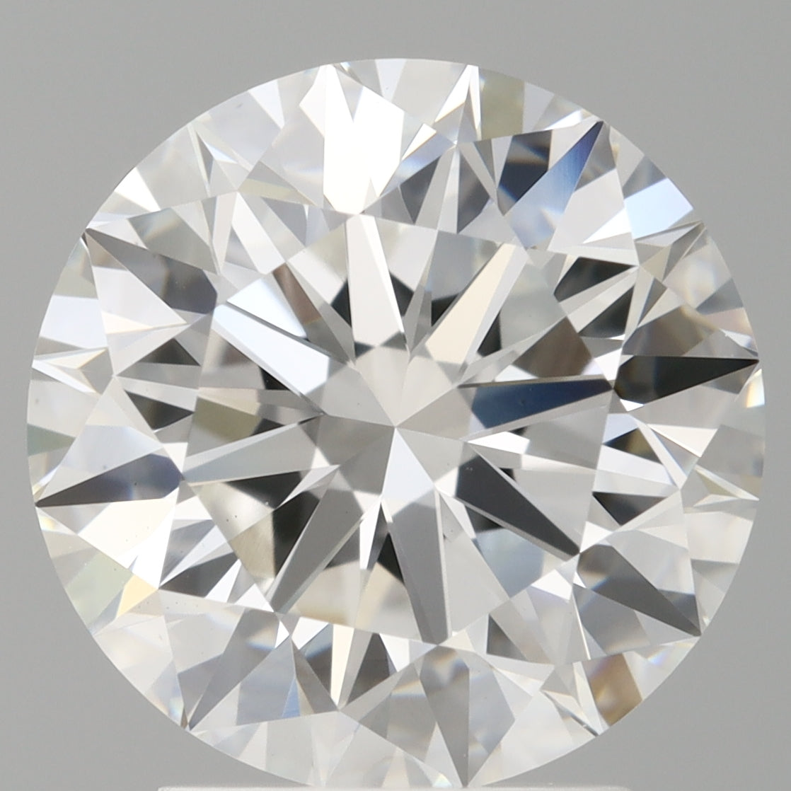 3.01 Carat Round Shaped, Excellent Cut, E Color, VS1 Clarity, IGI Certified Lab Grown Diamond