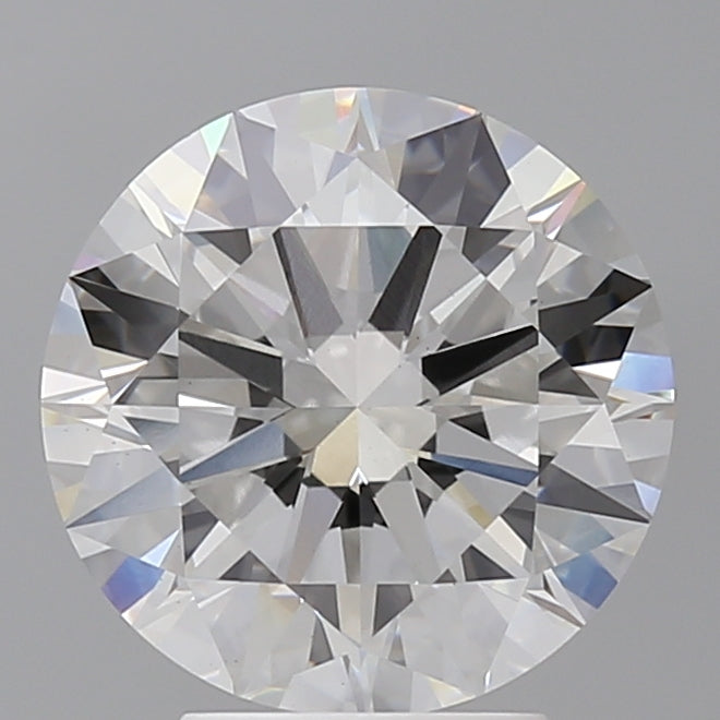 4.00 Carat Round Shaped, Excellent Cut, E Color, VS1 Clarity, IGI Certified Lab Grown Diamond