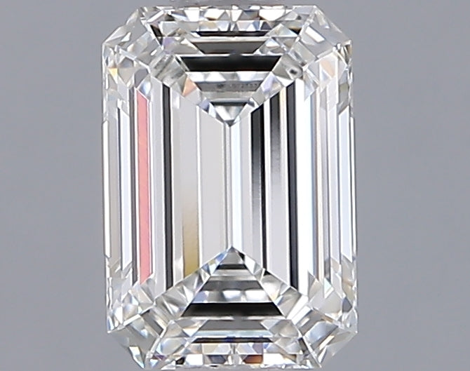 1.25 Carat Emerald Shaped, Ideal Cut, F Color, IF Clarity, IGI Certified Lab Grown Diamond