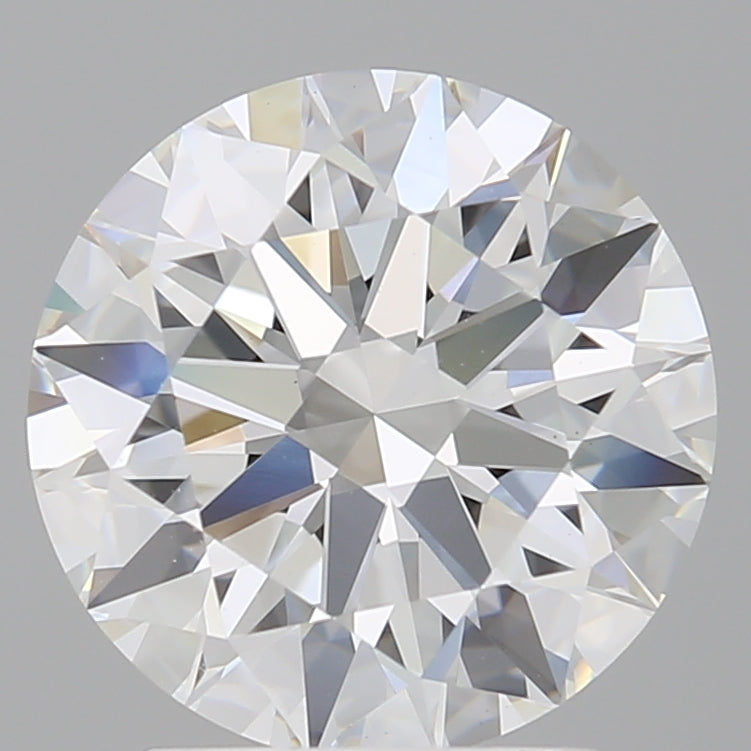 2.60 Carat Round Shaped, Ideal Cut, E Color, VVS2 Clarity, IGI Certified Lab Grown Diamond