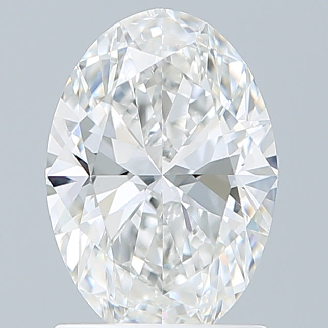 1.42 Carat Oval Shaped, Ideal Cut, E Color, VVS2 Clarity, IGI Certified Lab Grown Diamond