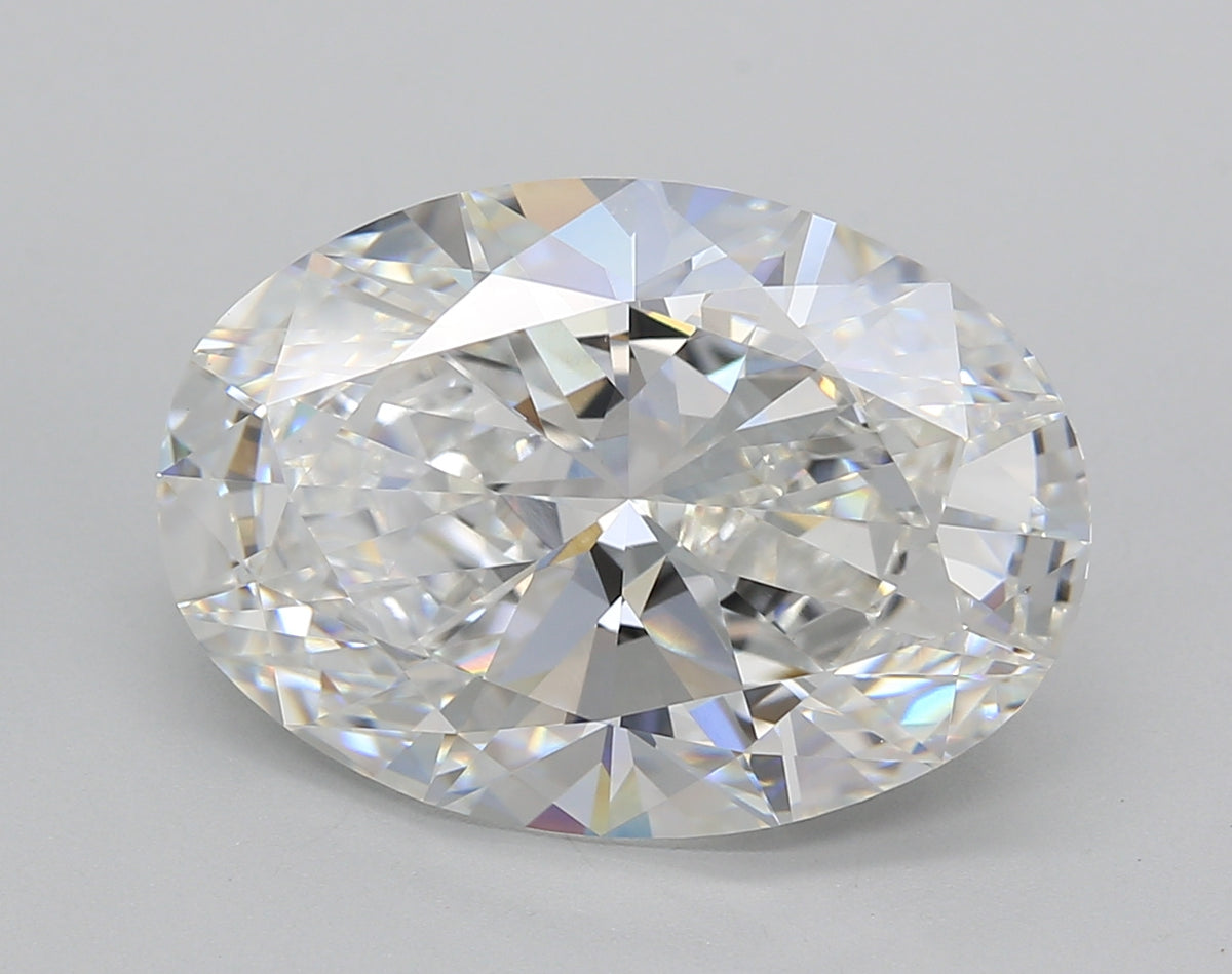 8.00 Carat Oval Shaped, Very Good Cut, F Color, VVS2 Clarity, IGI Certified Lab Grown Diamond
