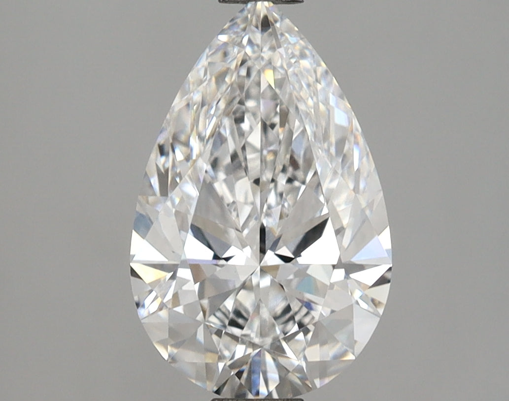 2.09 Carat Pear Shaped, Ideal Cut, D Color, VVS2 Clarity, IGI Certified Lab Grown Diamond