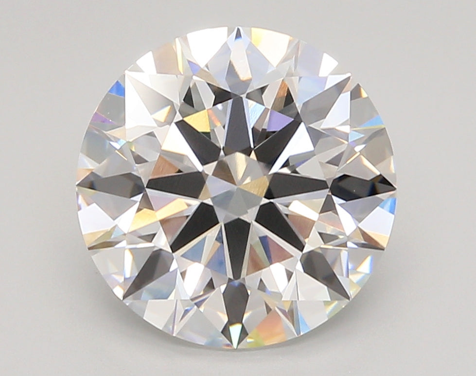 5.02 Carat Round Shaped, Ideal Cut, F Color, VVS2 Clarity, IGI Certified Lab Grown Diamond