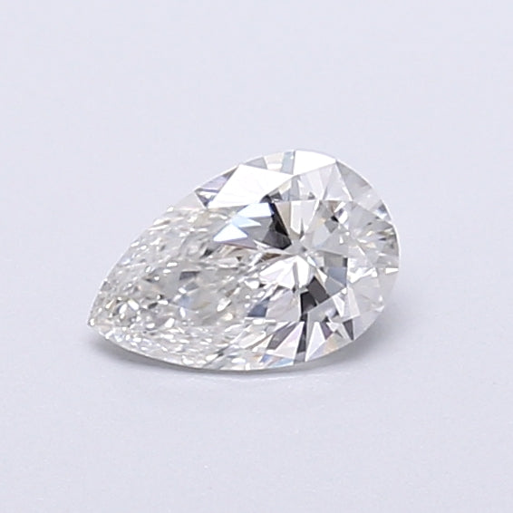0.50 Carat Pear Shaped, Very Good Cut, E Color, VVS2 Clarity, IGI Certified Lab Grown Diamond