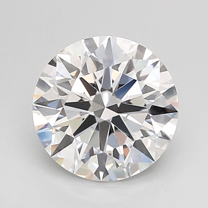 2.53 Carat Round Shaped, Ideal Cut, E Color, VVS2 Clarity, IGI Certified Lab Grown Diamond