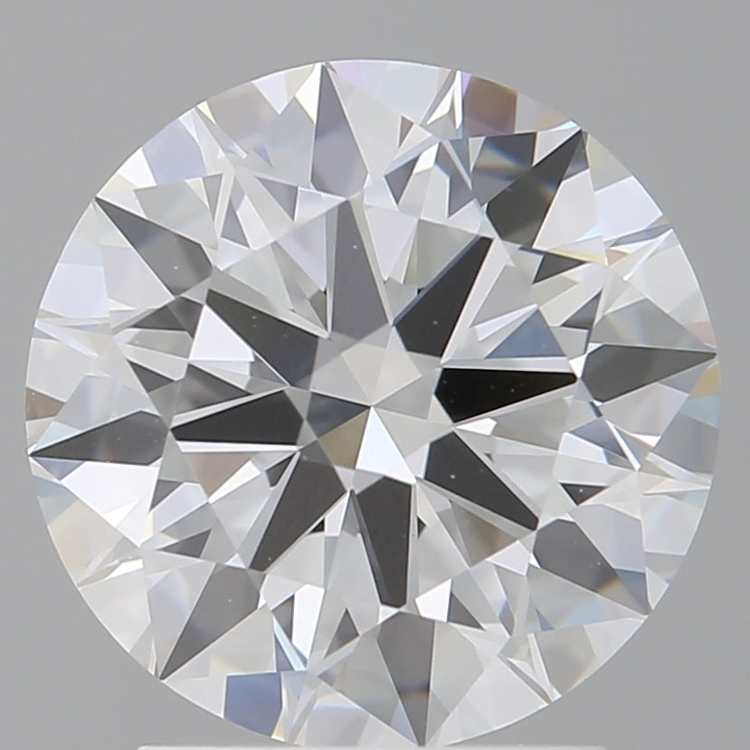 2.57 Carat Round Shaped, Ideal Cut, E Color, VVS2 Clarity, IGI Certified Lab Grown Diamond