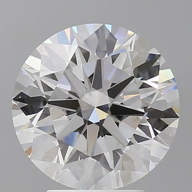 4.01 Carat Round Shaped, Ideal Cut, E Color, VVS2 Clarity, IGI Certified Lab Grown Diamond
