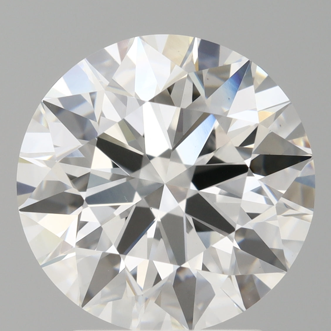 3.04 Carat Round Shaped, Ideal Cut, E Color, VVS2 Clarity, IGI Certified Lab Grown Diamond