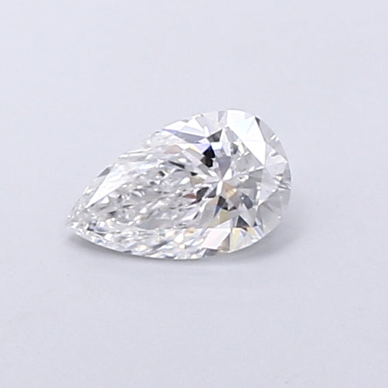 0.60 Carat Pear Shaped, Very Good Cut, E Color, VS1 Clarity, IGI Certified Lab Grown Diamond