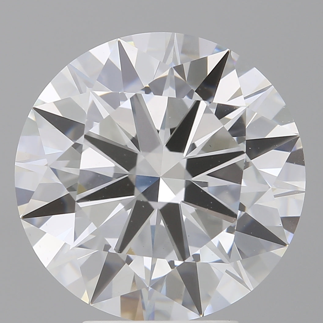 5.01 Carat Round Shaped, Ideal Cut, F Color, VS1 Clarity, IGI Certified Lab Grown Diamond