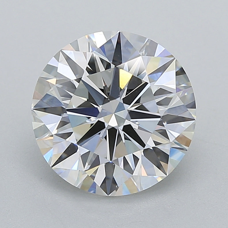 2.54 Carat Round Shaped, Ideal Cut, F Color, VVS2 Clarity, IGI Certified Lab Grown Diamond