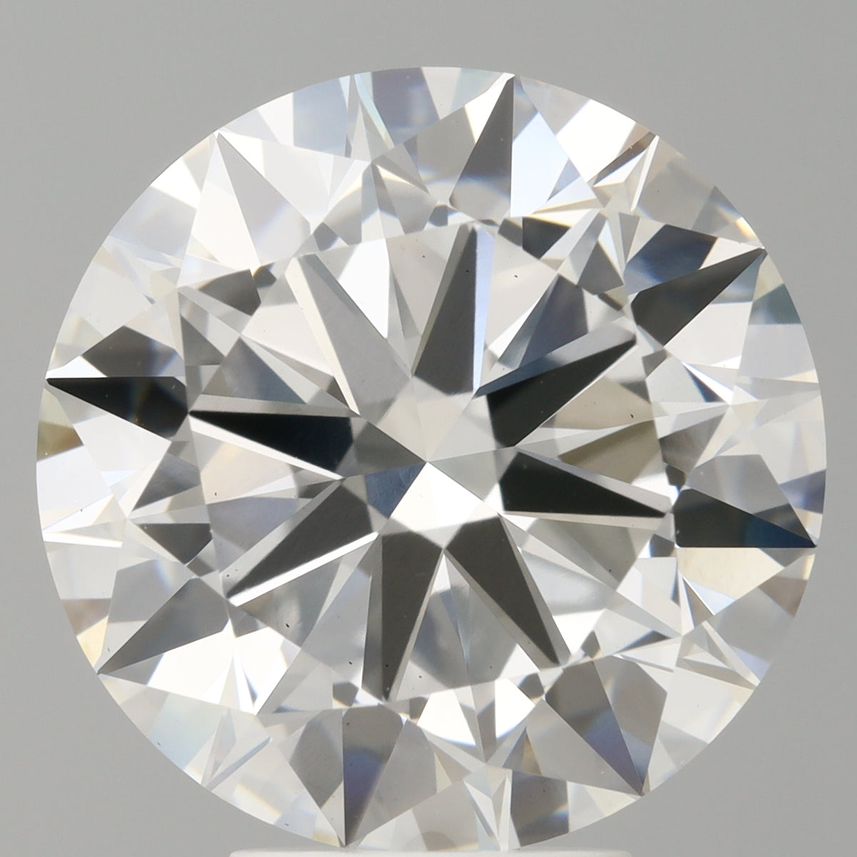 6.01 Carat Round Shaped, Excellent Cut, F Color, VS1 Clarity, IGI Certified Lab Grown Diamond