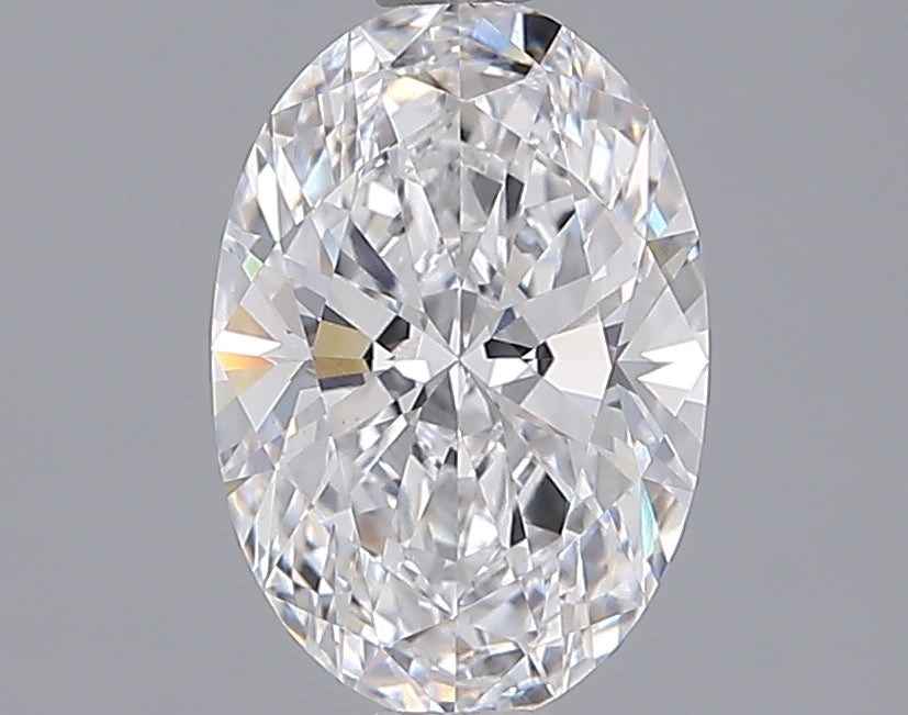 1.57 Carat Oval Shaped, Ideal Cut, D Color, VVS2 Clarity, IGI Certified Lab Grown Diamond