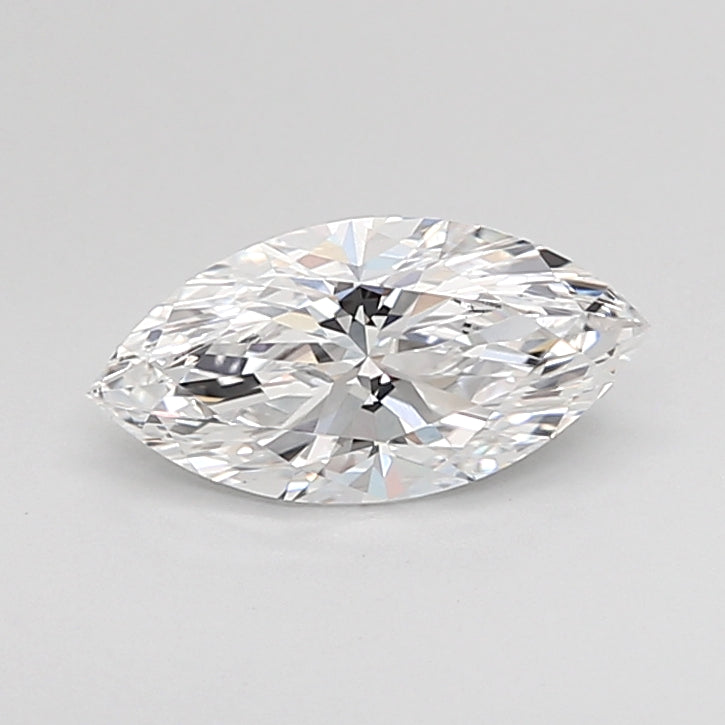 1.04 Carat Marquise Shaped, Ideal Cut, D Color, VVS2 Clarity, IGI Certified Lab Grown Diamond