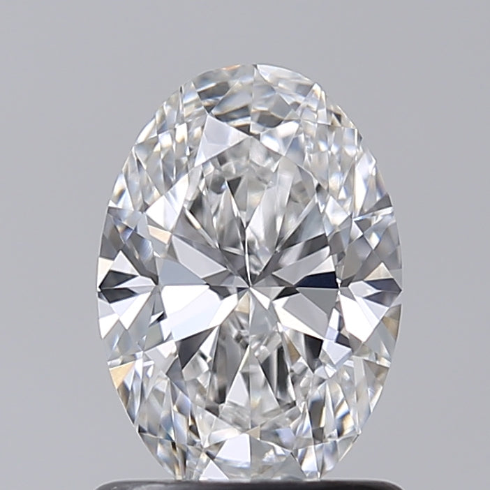 1.00 Carat Oval Shaped, Excellent Cut, D Color, VVS2 Clarity, IGI Certified Lab Grown Diamond