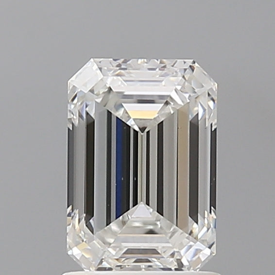 1.58 Carat Emerald Shaped, Ideal Cut, E Color, VS1 Clarity, IGI Certified Lab Grown Diamond