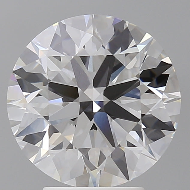 4.08 Carat Round Shaped, Ideal Cut, E Color, VVS2 Clarity, IGI Certified Lab Grown Diamond