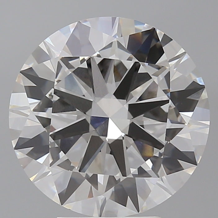 5.54 Carat Round Shaped, Excellent Cut, E Color, VVS2 Clarity, IGI Certified Lab Grown Diamond