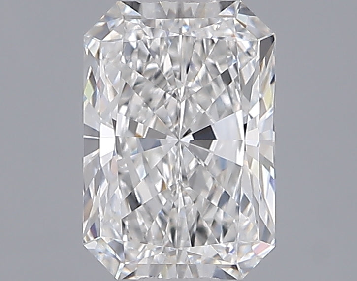 1.50 Carat Radiant Shaped, Ideal Cut, E Color, VVS2 Clarity, IGI Certified Lab Grown Diamond