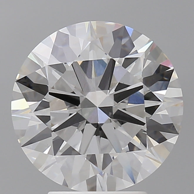4.10 Carat Round Shaped, Ideal Cut, E Color, VVS2 Clarity, IGI Certified Lab Grown Diamond