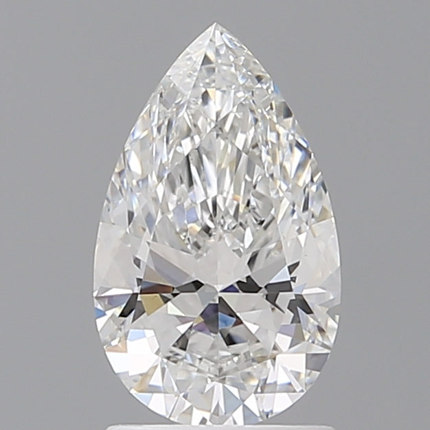 1.56 Carat Pear Shaped, Ideal Cut, E Color, VVS2 Clarity, IGI Certified Lab Grown Diamond