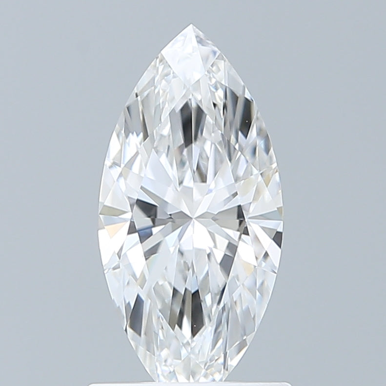 1.09 Carat Marquise Shaped, Ideal Cut, D Color, VVS2 Clarity, IGI Certified Lab Grown Diamond