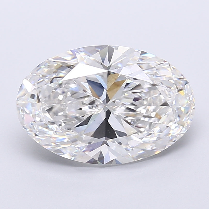 8.01 Carat Oval Shaped, Very Good Cut, F Color, VS1 Clarity, IGI Certified Lab Grown Diamond