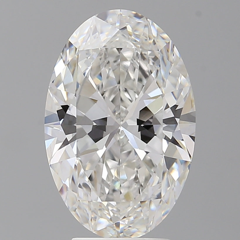 4.58 Carat Oval Shaped, Ideal Cut, E Color, VVS2 Clarity, IGI Certified Lab Grown Diamond