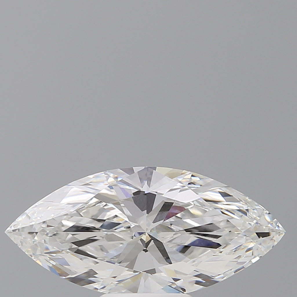 3.60 Carat Marquise Shaped, Ideal Cut, E Color, VVS2 Clarity, IGI Certified Lab Grown Diamond