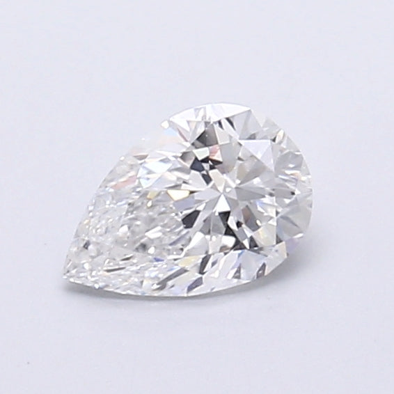 0.47 Carat Pear Shaped, Very Good Cut, D Color, VVS2 Clarity, IGI Certified Lab Grown Diamond