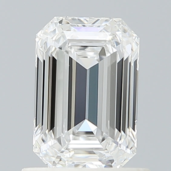 1.02 Carat Emerald Shaped, Ideal Cut, D Color, VS1 Clarity, IGI Certified Lab Grown Diamond