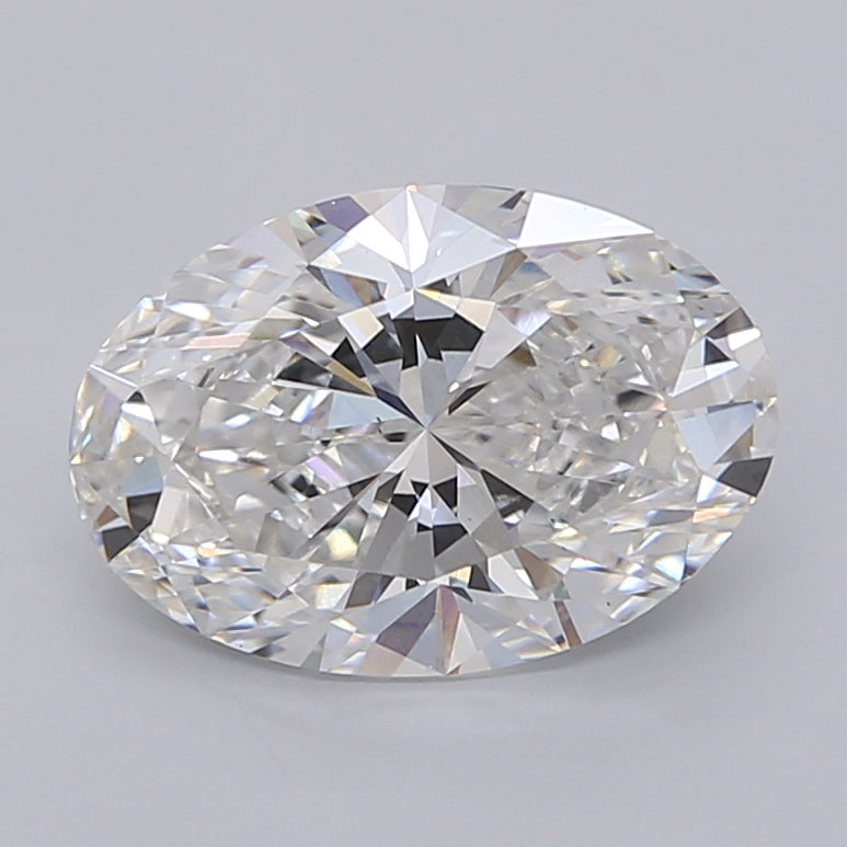 2.75 Carat Oval Shaped, Excellent Cut, E Color, VS1 Clarity, IGI Certified Lab Grown Diamond