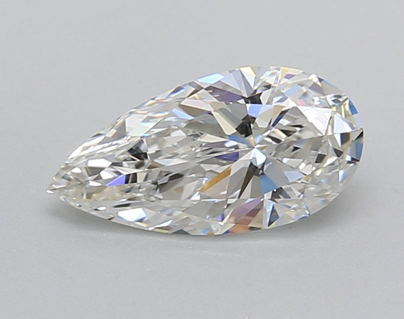 1.01 Carat Pear Shaped, Ideal Cut, G Color, VVS2 Clarity, IGI Certified Lab Grown Diamond