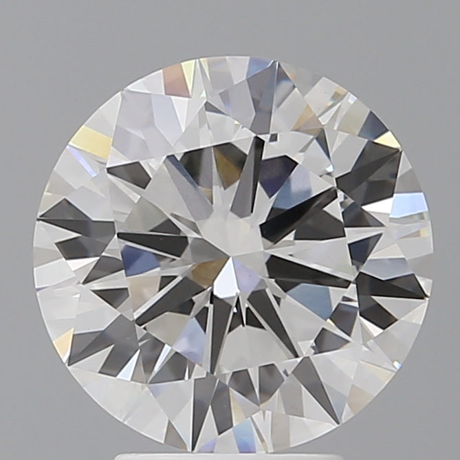 4.08 Carat Round Shaped, Excellent Cut, F Color, VVS2 Clarity, IGI Certified Lab Grown Diamond