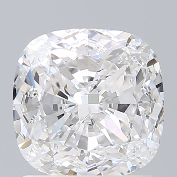 1.70 Carat Cushion Shaped, Ideal Cut, D Color, SI1 Clarity, IGI Certified Lab Grown Diamond