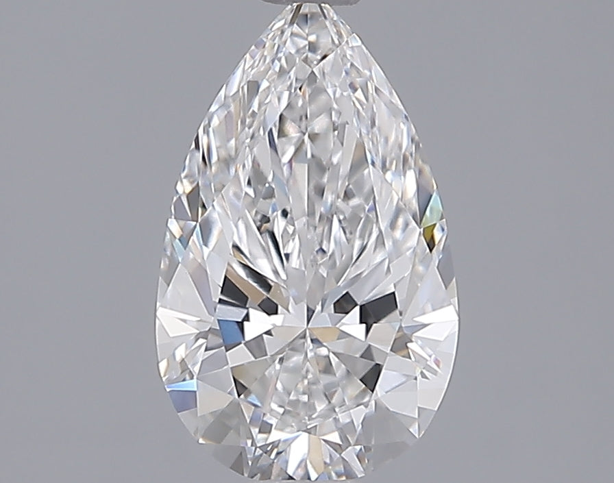 1.57 Carat Pear Shaped, Ideal Cut, D Color, VVS2 Clarity, IGI Certified Lab Grown Diamond