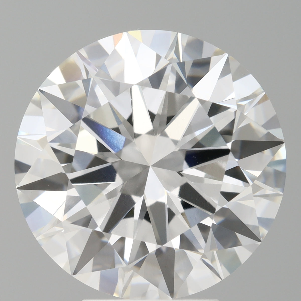 6.04 Carat Round Shaped, Ideal Cut, E Color, VVS2 Clarity, IGI Certified Lab Grown Diamond