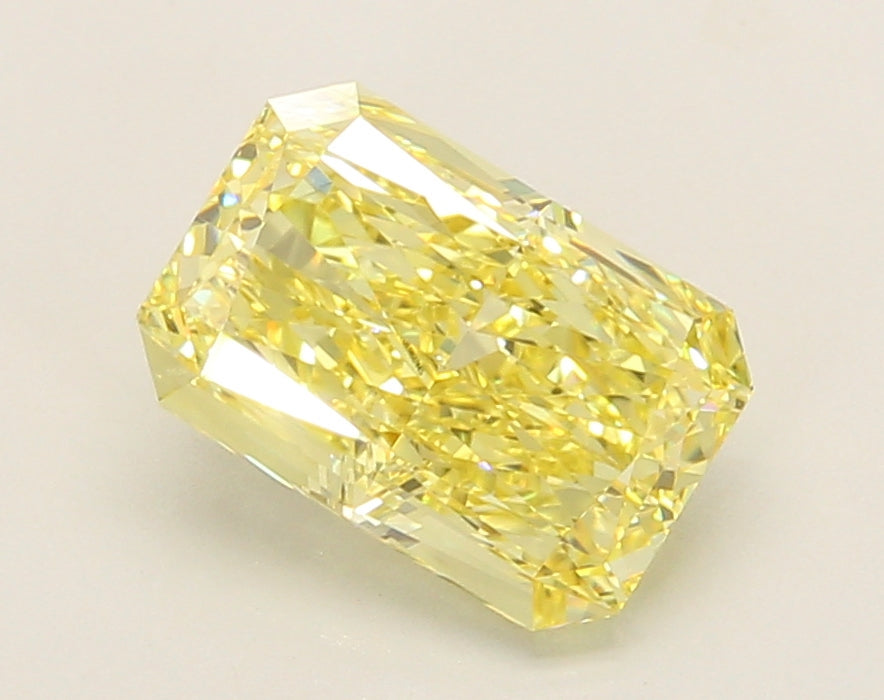 2.53 Carat Radiant Shaped, Ideal Cut, VVS2 Clarity, IGI Certified Lab Grown Diamond