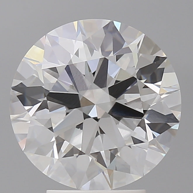 4.10 Carat Round Shaped, Ideal Cut, E Color, VVS2 Clarity, IGI Certified Lab Grown Diamond