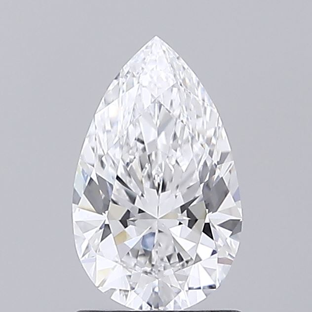 1.06 Carat Pear Shaped, Ideal Cut, E Color, VVS1 Clarity, IGI Certified Lab Grown Diamond