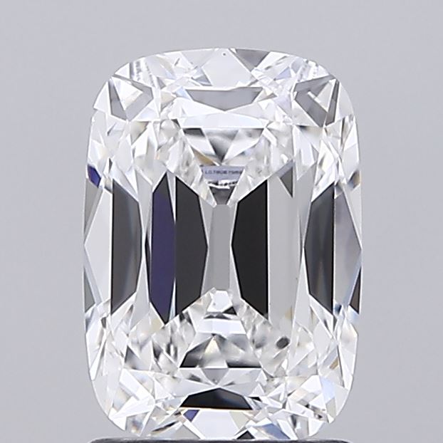 1.54 Carat Cushion Shaped, Ideal Cut, E Color, VS1 Clarity, IGI Certified Lab Grown Diamond