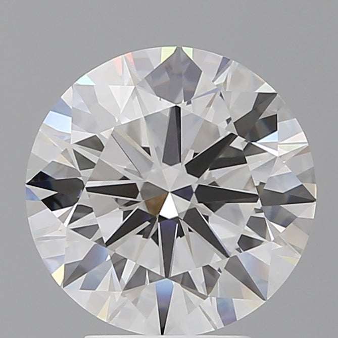 4.04 Carat Round Shaped, Ideal Cut, E Color, VVS2 Clarity, IGI Certified Lab Grown Diamond