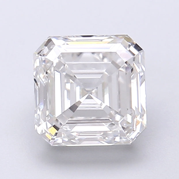 2.02 Carat Asscher Shaped, Very Good Cut, VVS2 Clarity, IGI Certified Lab Grown Diamond
