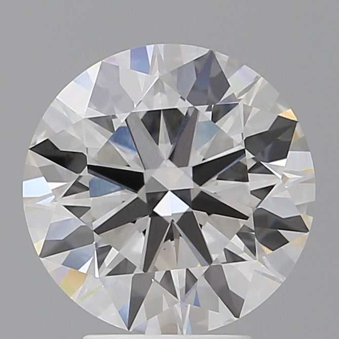 4.03 Carat Round Shaped, Ideal Cut, E Color, VVS2 Clarity, IGI Certified Lab Grown Diamond